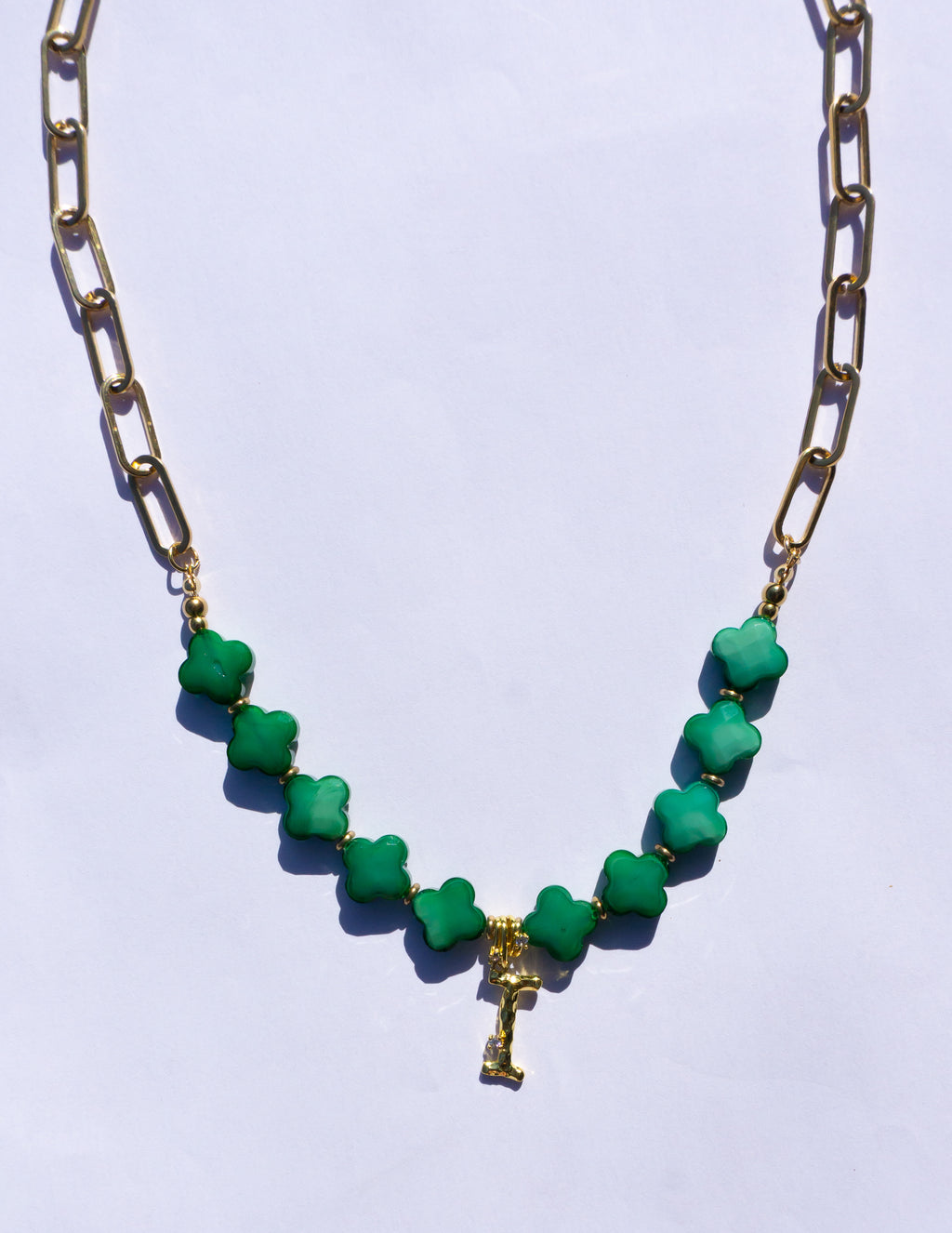 Clover Ketting - Emerald