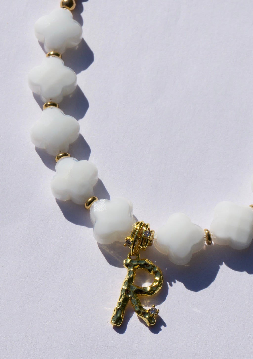 Clover Ketting - Wit