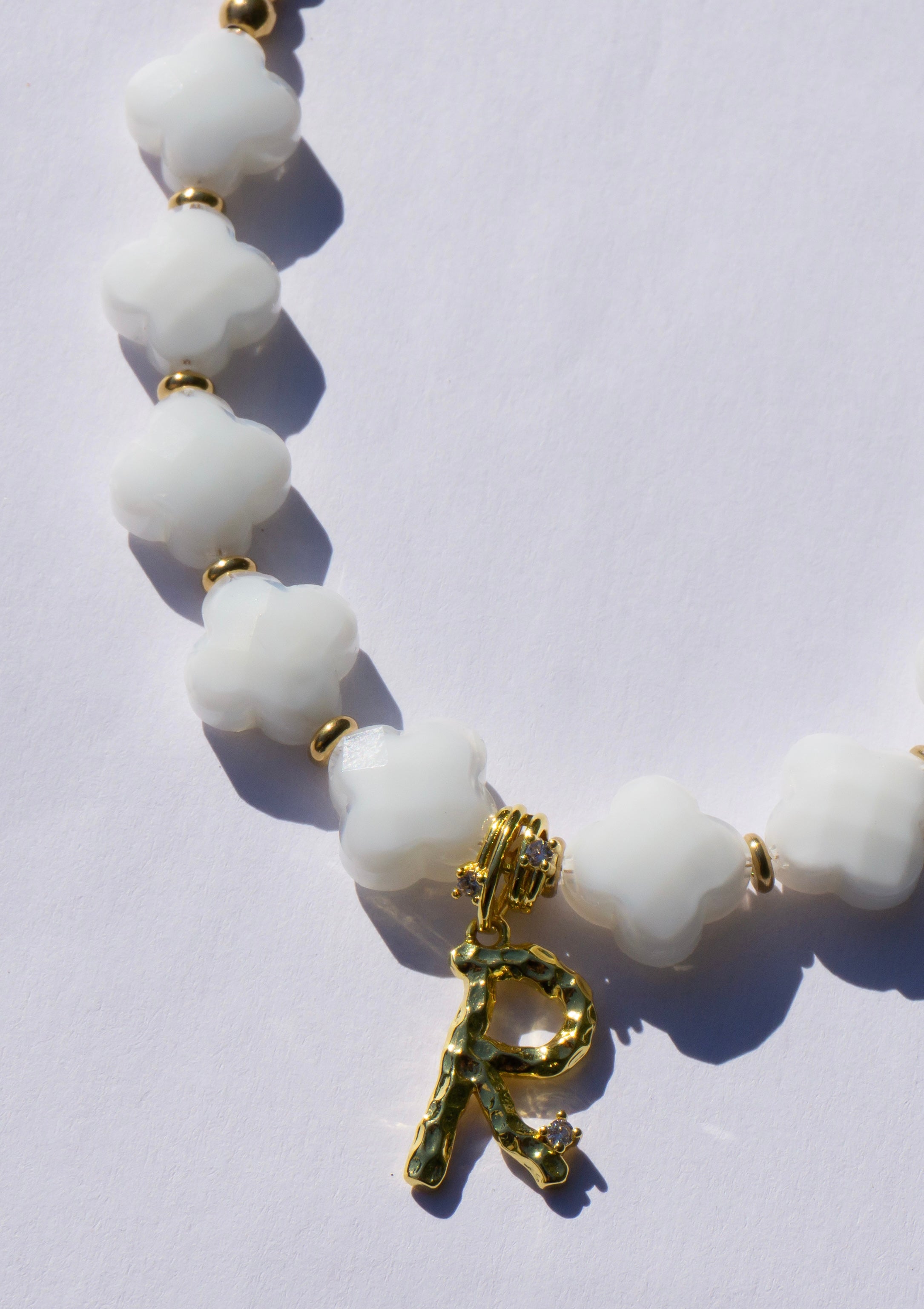 Clover Ketting - Wit