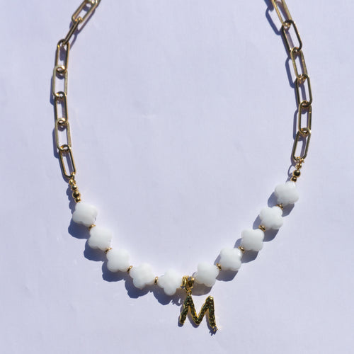 Clover Ketting - Wit